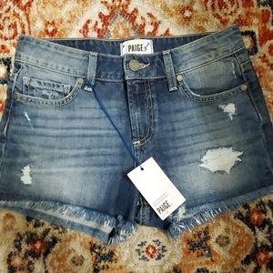 Paige denim cut off shorts